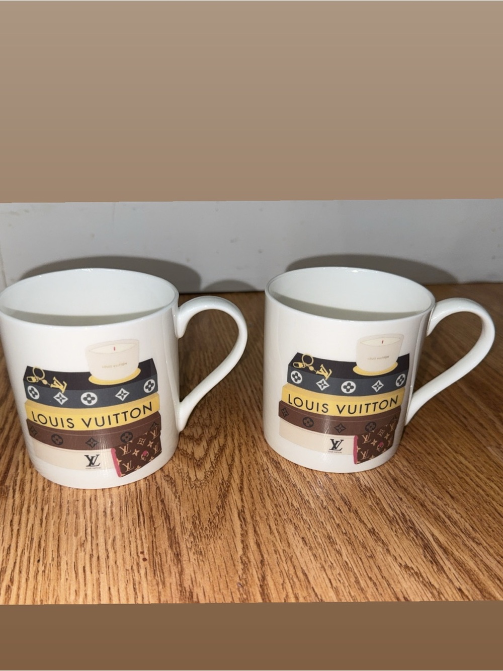 SET OF 2 BUNDLE CATHERINE LOVES FINE BONE CHINA COFFEE TEA MUGS CUPS